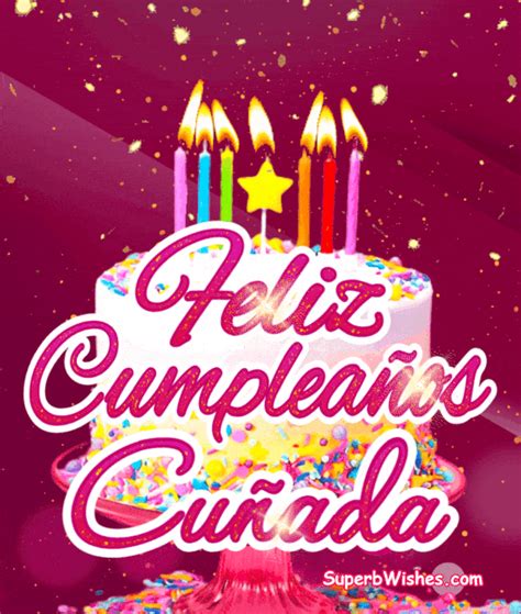 Feliz Cumpleaños Cuñada GIF